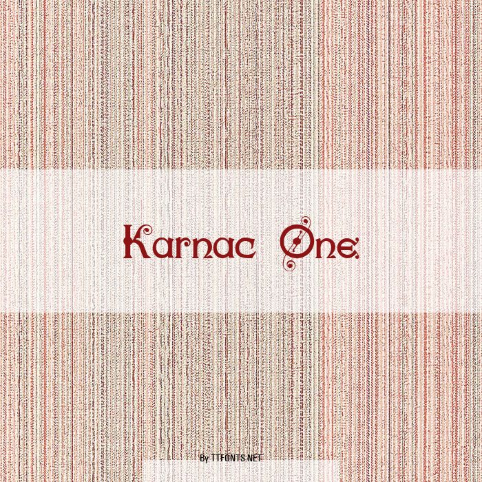 Karnac One example